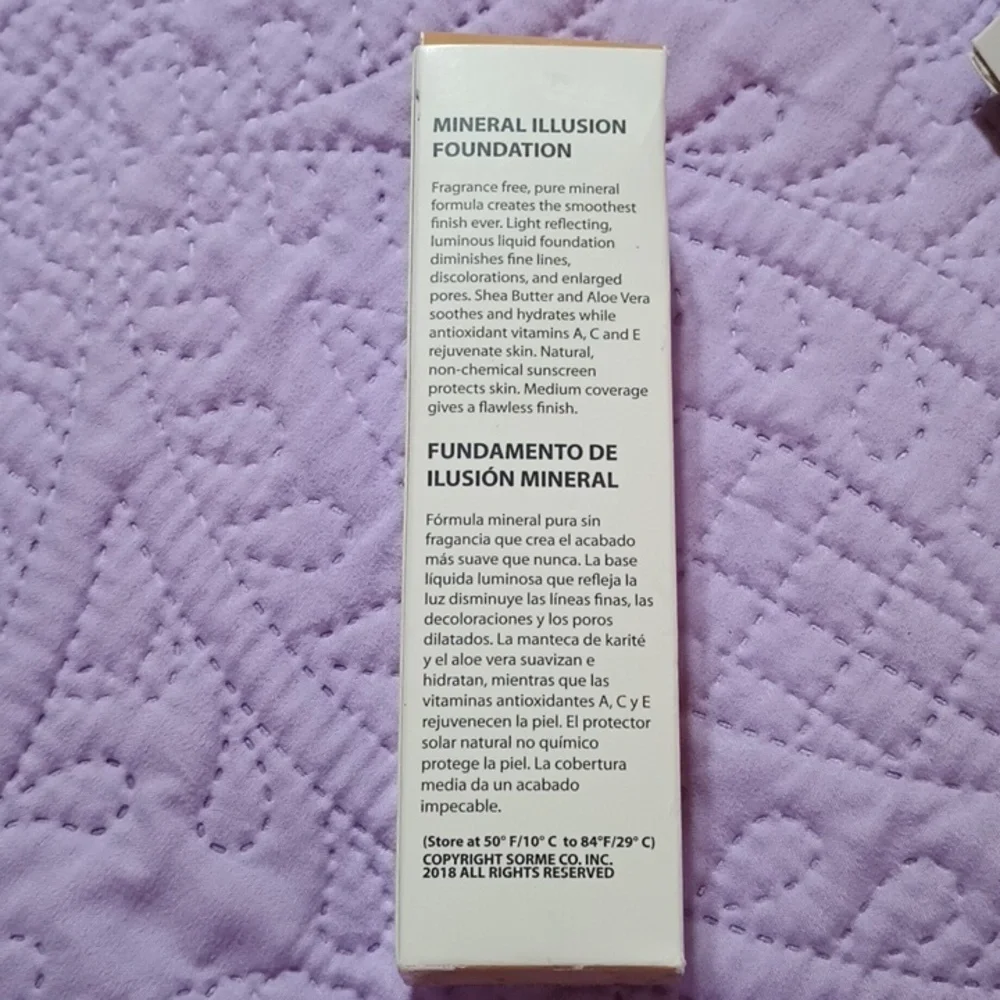 Sorme Mineral Illusion Foundation 710 Porcelain